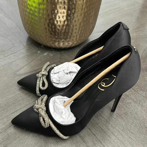 SAM EDELMAN  Deela Pointed Toe Heel Black - Picture 6 of 6